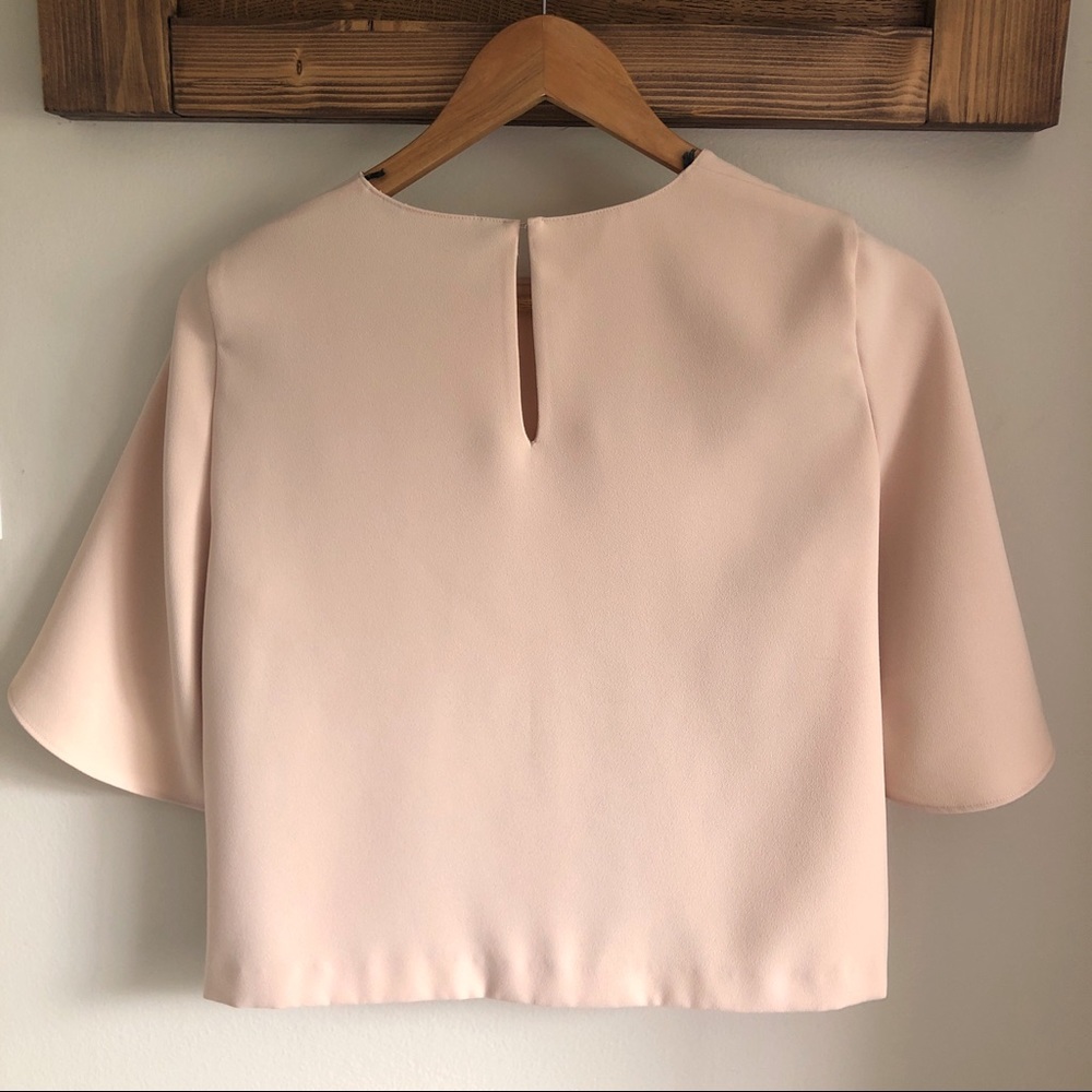 Zara Peach Dressy Top - Picture 4 of 5